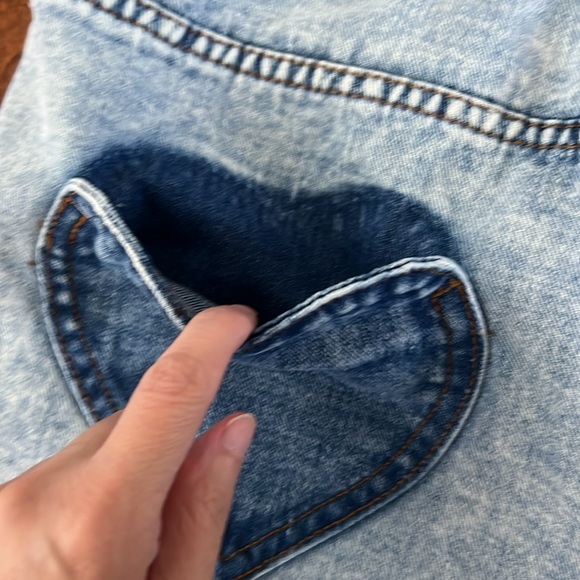Cider heart denim shorts size M - Picture 3 of 4